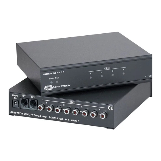 Crestron ST-VS Operation Manual