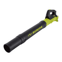 Snowjoe sunjoe 24V-TB-CT-RM Operator's Manual