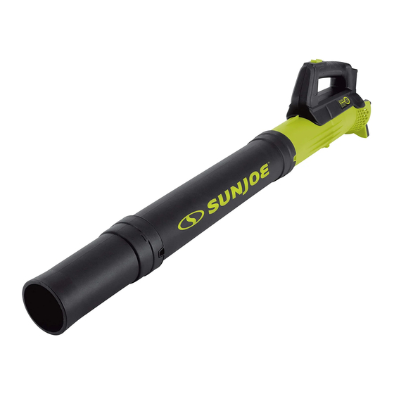 SNOWJOE sunjoe 24V-TB-CT-RM Operator's Manual