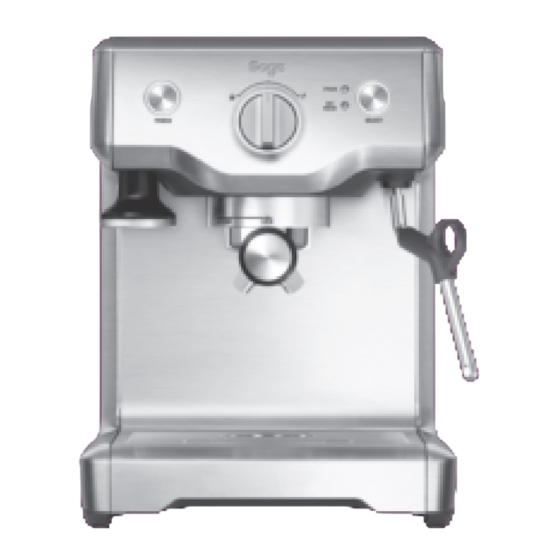 Heston Blumenthal Sage Duo-Temp Pro BES810 Manuals