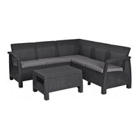 Allibert CURVER CORFU RELAX SET Assembly Instructions Manual