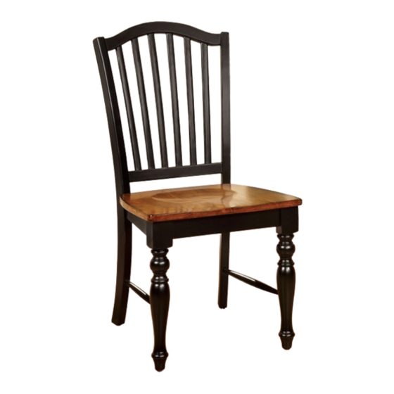 Furniture of America Mayville CM3431SC-2PK Assembly Instructions Manual