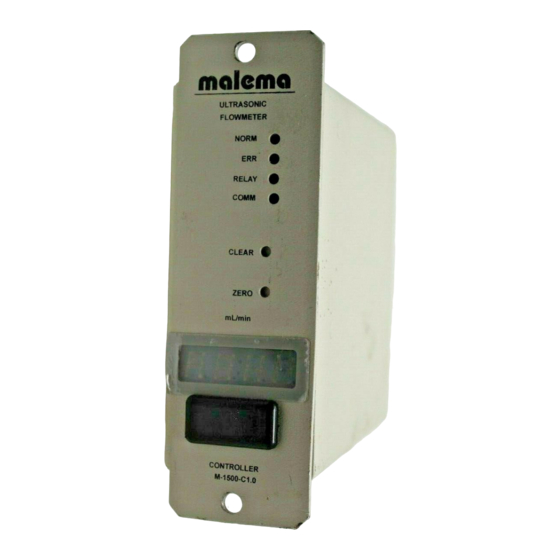 Malema M-1500 Series Installation And Operating Manual