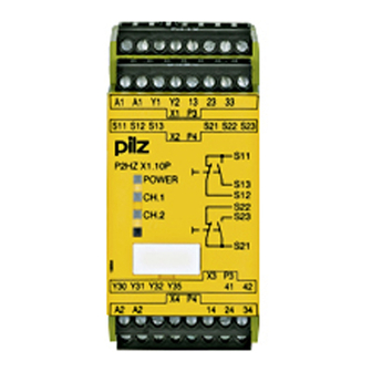 Pilz P2HZ X1.10P Operating Manual