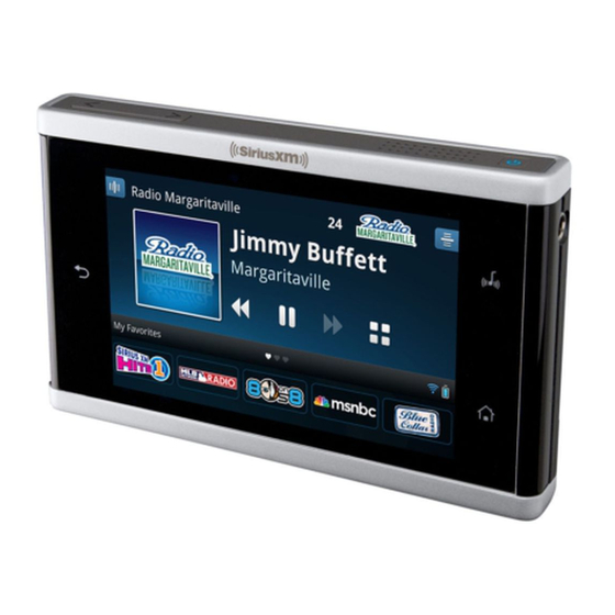 Sirius XM RAdio LYNX RADIO & VEHICLE KIT Quick Start Manual