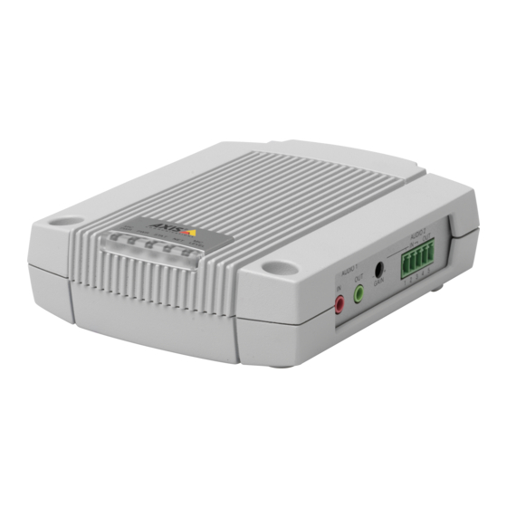 Axis p8221 Installation Manual