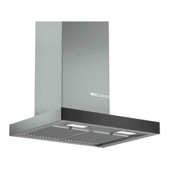 Bosch DWB068G50I Instruction Manual