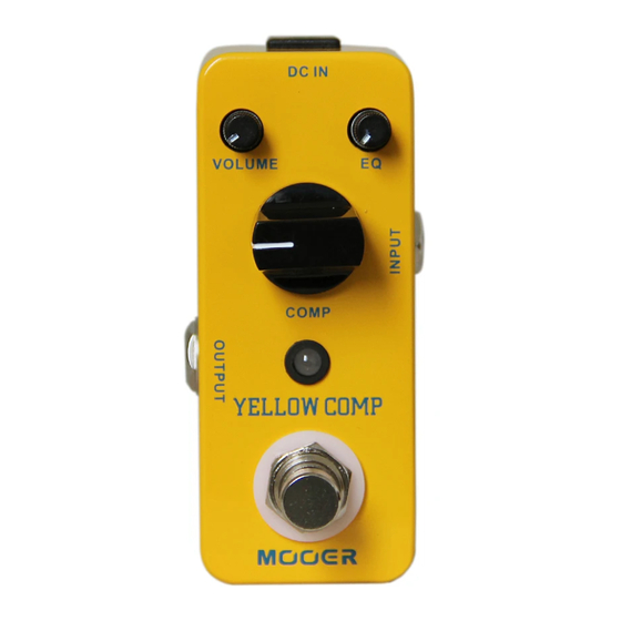 Mooer Micro Series Owner's Manual