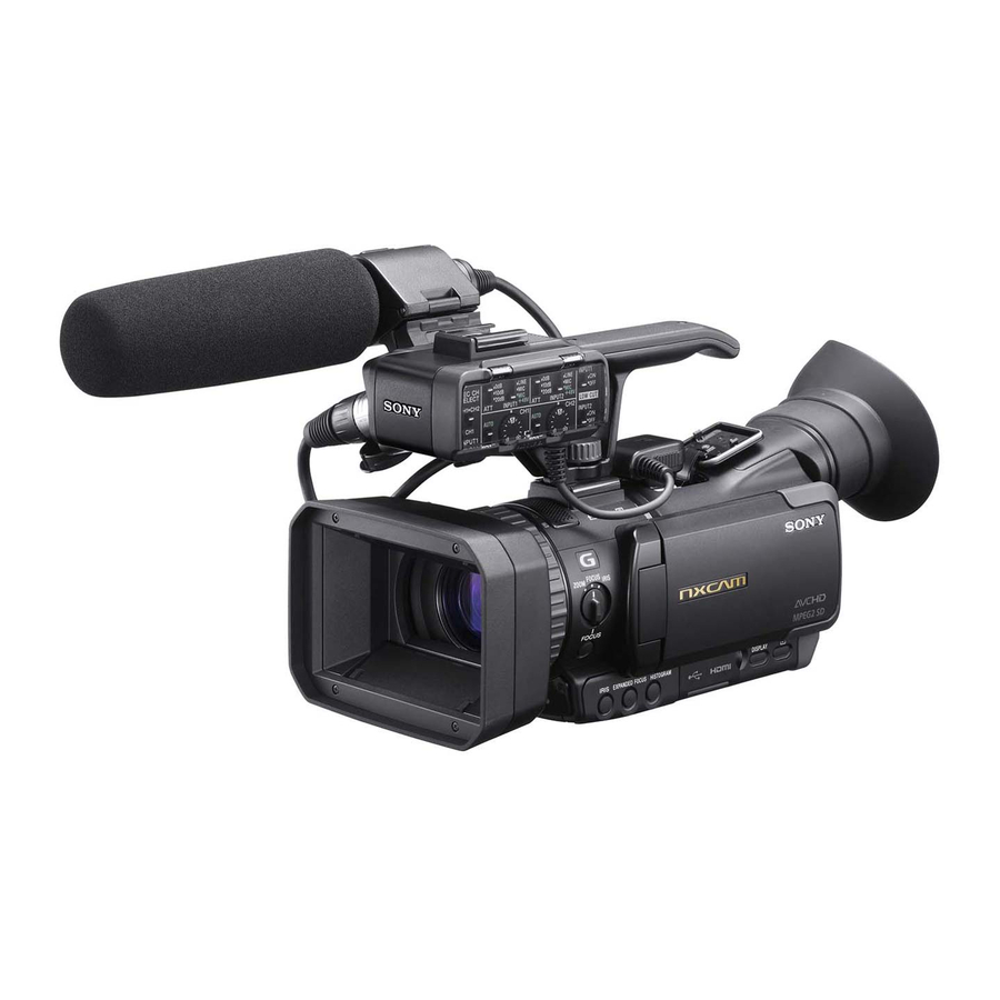 Sony HXR-NX70J Service Manual