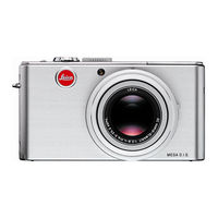Leica V-LUX 1 Supplementary Manual