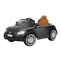 Kid Trax Toys Audi TT Owner's Manual