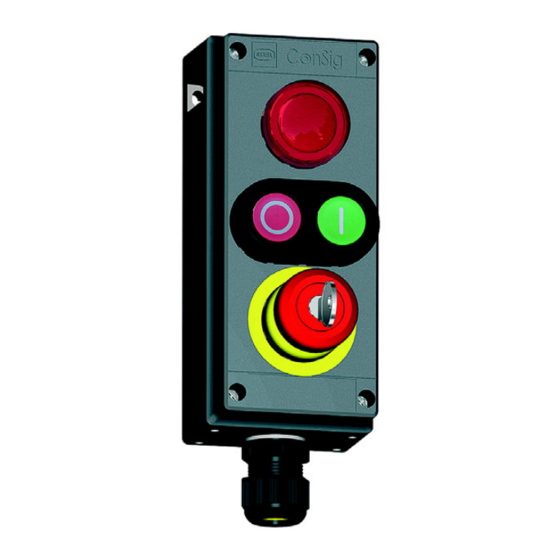 Stahl ConSig 8010 Operating Instructions Manual