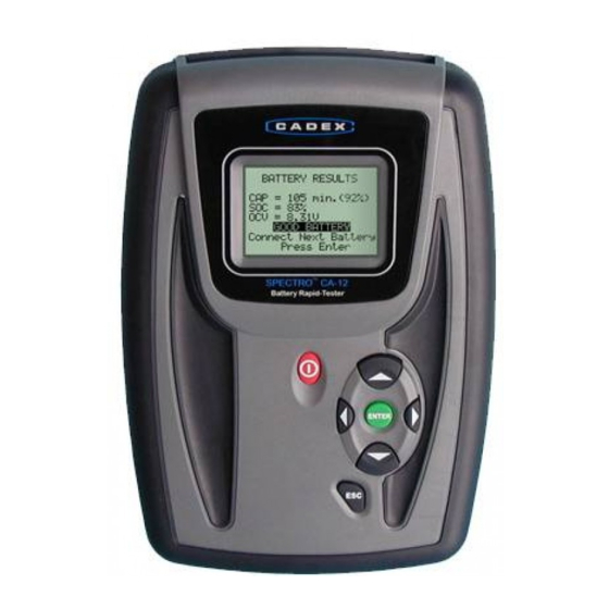 Cadex Electronic Spectro CA-12 User Manual