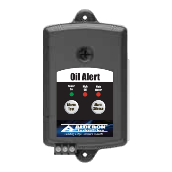 Alderon Industries Oil Alert VA02 Operation, Maintenance And Installation Manual
