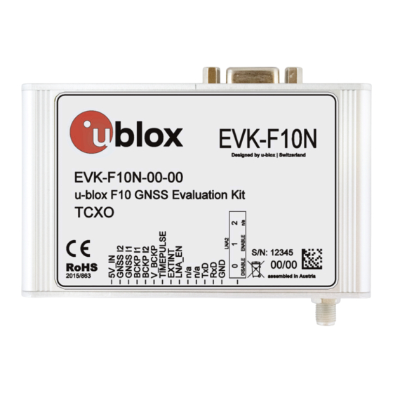u-blox EVK-F10N User Manual