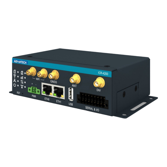 Advantech ICR-4233 Hardware Manual