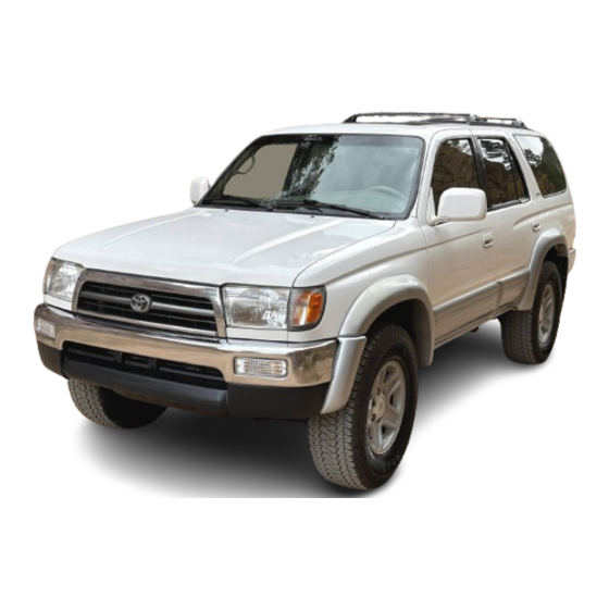 Toyota 4Runner 1998 Operating Manual