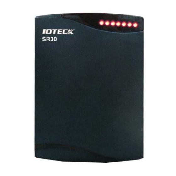 IDTECK SR30 User Manual