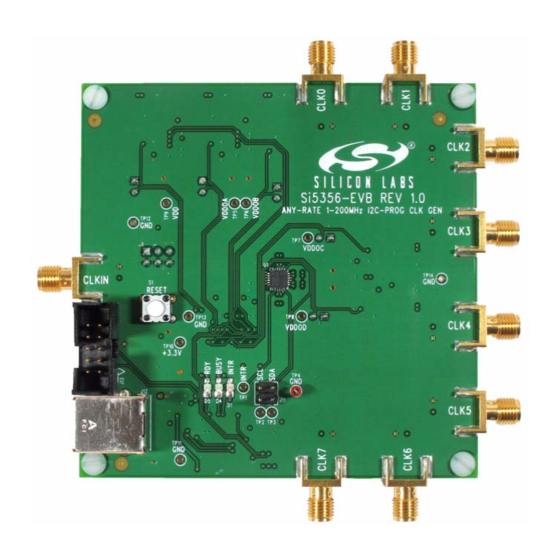 Silicon Laboratories Si5356-EVB User Manual