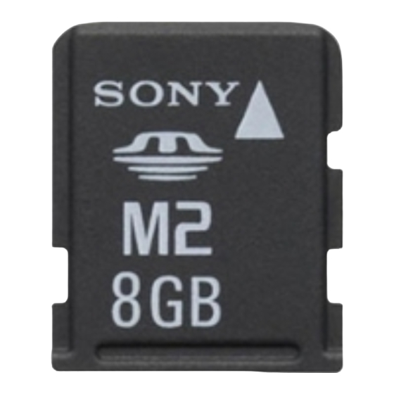Sony M2 MS-A Series Operating Instructions