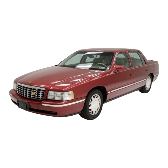 Cadillac 1998 DeVille Owner's Manual