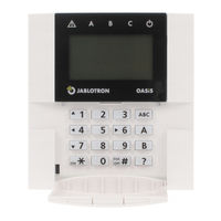 Jablotron Oasis Quick Start Manual