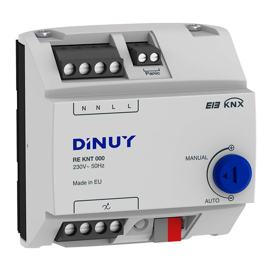 DINUY RE KNT 000 Quick Start Manual
