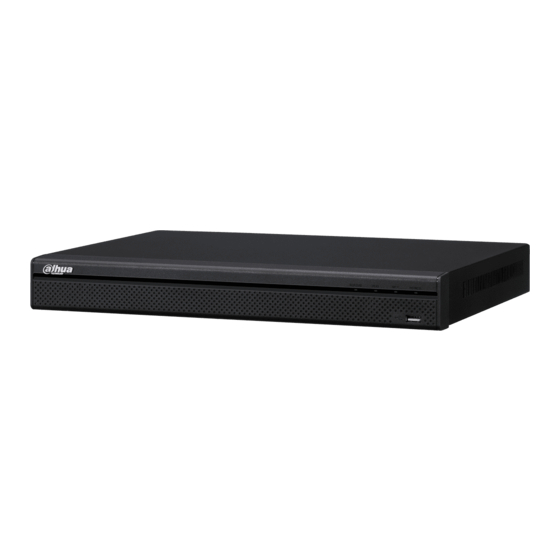 Dahua DHI-NVR4216-4KS2 Quick Start Manual