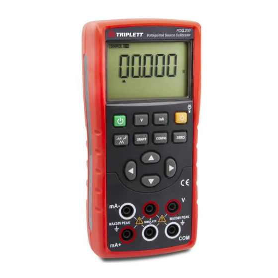 Triplett PCAL200 User Manual