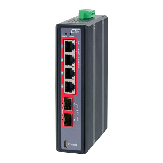 CTC Union IGS-402SW-4PBE Quick Installation Manual