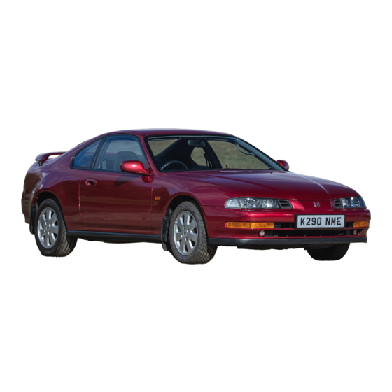 Honda Prelude Diagnostic Service Manual