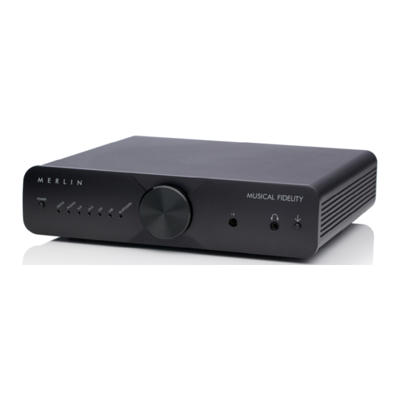 Musical Fidelity MERLIN Manual