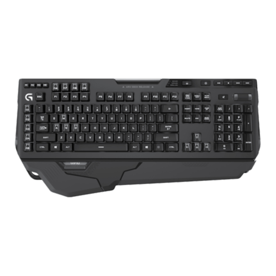 Logitech G910 RGB Setup Manual
