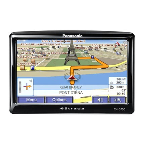 Panasonic CN-GP50N Quick Reference Manual