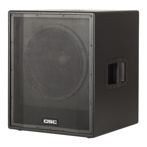 QSC HPR151W User Manual