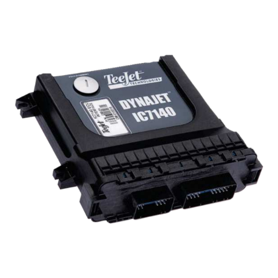 TeeJet Technologies DYNAJET IC7 140 User Manual