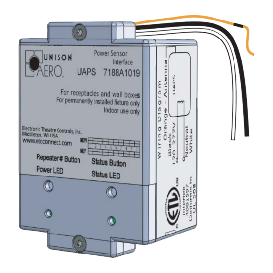 ETC Unison Aero Installation Manual