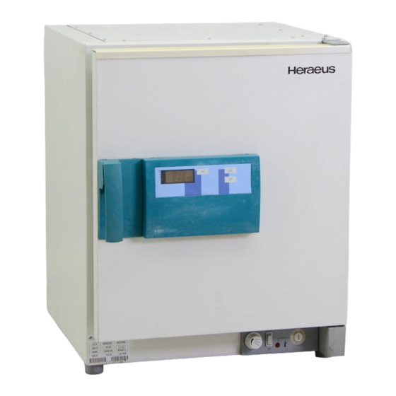 Heraeus Ut 6 P Instruction Manual