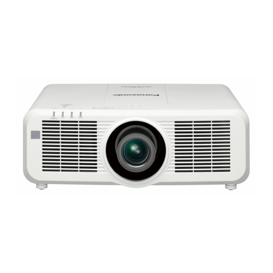 Panasonic PT-MW630 Operating Instructions Manual