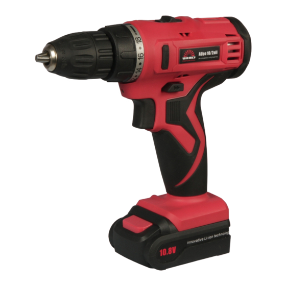 User Manuals: Vitals Aupo 10/2nli Screwdriver