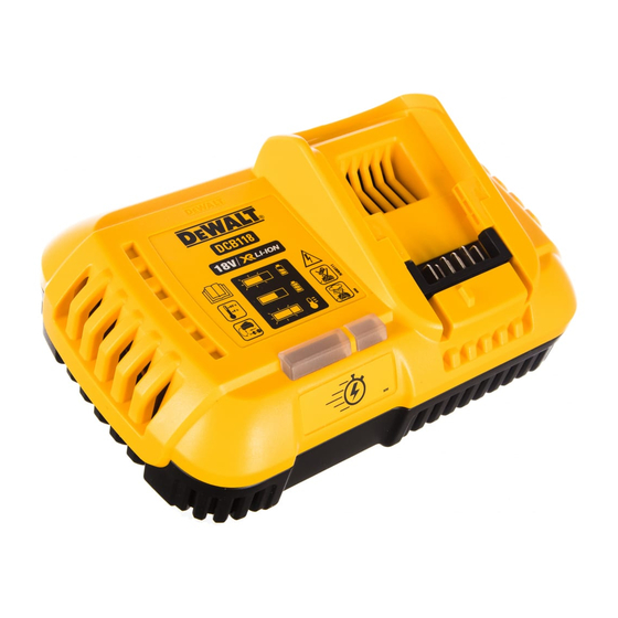 DeWalt XR DCB118 Original Instructions Manual