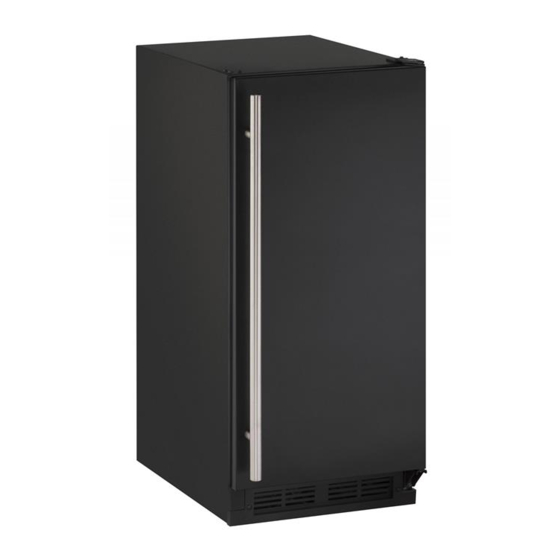 User Manuals: U-Line BI1215 1000 Series Ice Maker