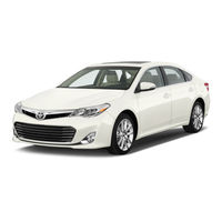 Toyota Avalon 2013 Owner's Manual