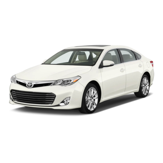 Toyota 2013 Avalon Owner's Manual