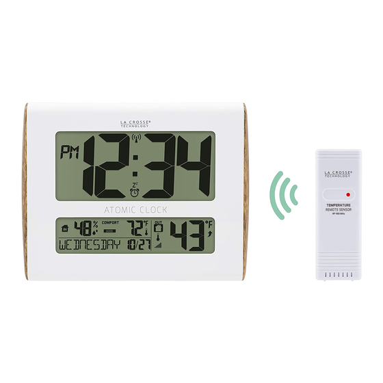 La Crosse Technology WS-8147U-IT Atomic Digital Wall Clock with