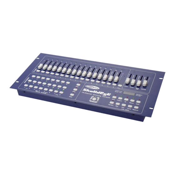 SHOWTEC Showdesk 16 Manual