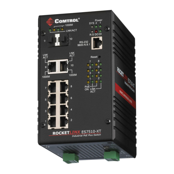 Comtrol ROCKETLINX ES7510-XT Quick Installation Manual