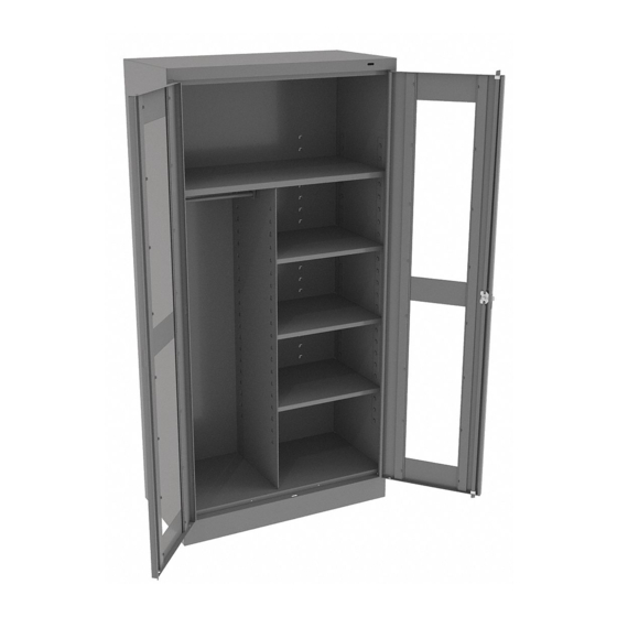 Tennsco Standard Combination Cabinet CVD7214 Assembly Instructions/Parts Manual