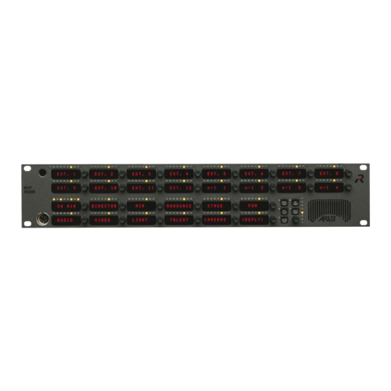 Riedel ARTiST E Series User Manual