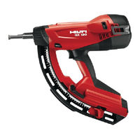 Hilti GX 120 Operating Instructions Manual